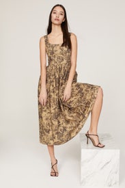 Floral Poplin Dress by Adam Lippes