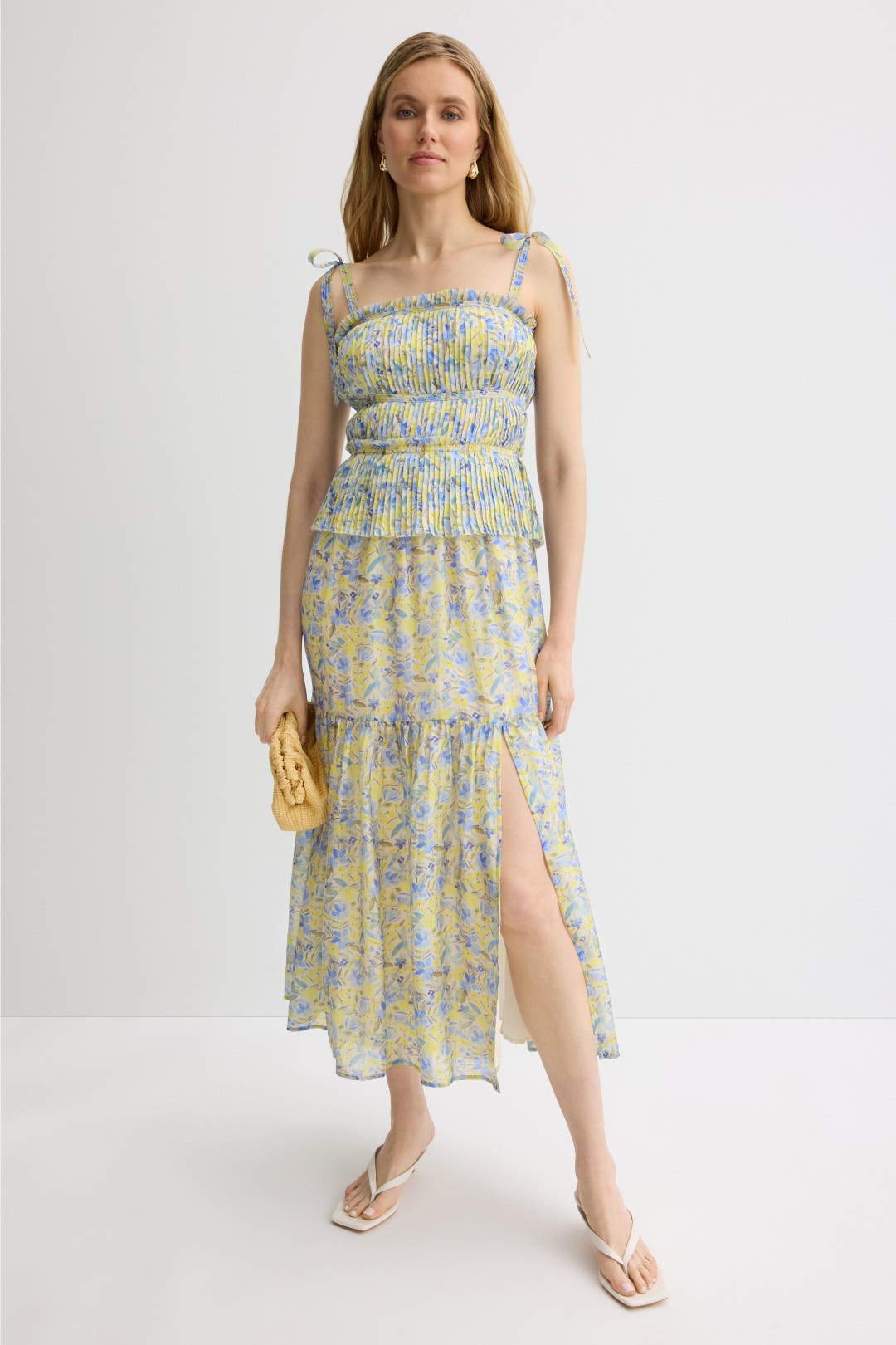 Pleated Day Dress by Theory | Rent the Runway