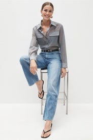 Light Wash Taylor Relaxed Barrel Jeans by DL1961