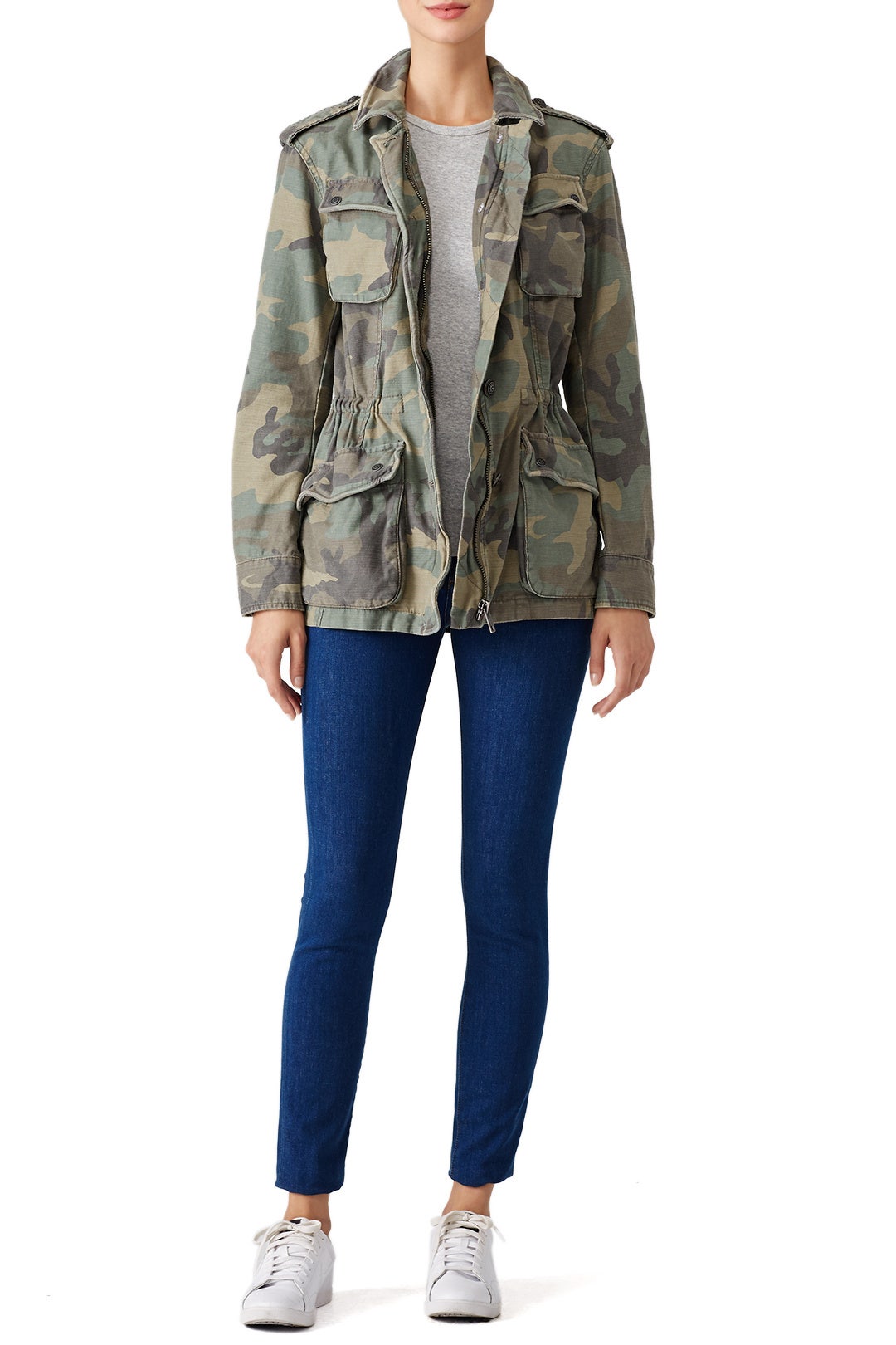 Not Your Brother's Camo Surplus Jacket by Free People 0
