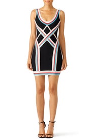 Bryanne Textured Dress by Hervé Léger