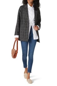 Glen Plaid Oversized Blazer by Madewell