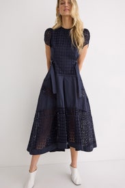 Broderie Anglaise Grid Tulip Dress by 3.1 Phillip Lim
