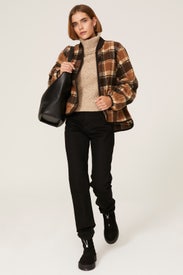 The Sherpa Bomber Jacket by The Great.