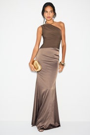 Shay One Shoulder Gown by elle zeitoune