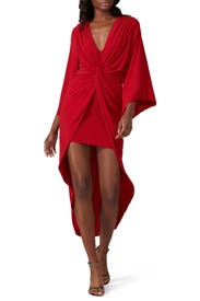 Teget High Low Dress by MISA Los Angeles