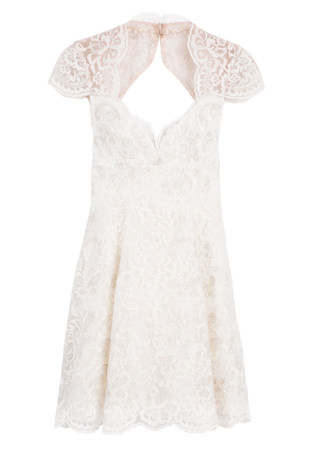 Scalloped Empire Dress by Marchesa Notte 0