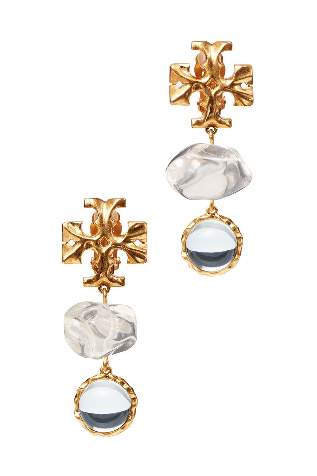 Roxeanne Double Drop Earrings by Tory Burch Accessories 0