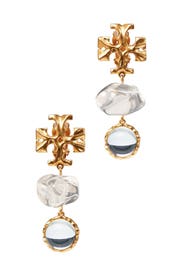 Roxeanne Double Drop Earrings by Tory Burch Accessories