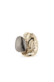 Gunmetal Plated Ring by Alexis Bittar