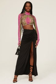 Dionne Mesh Crop Top by AFRM