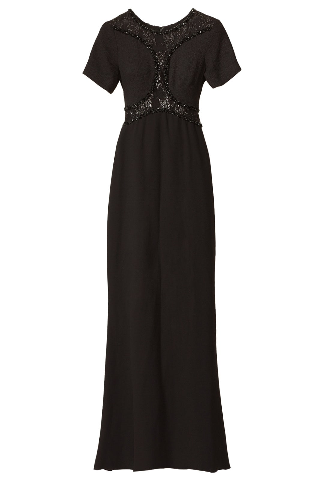 Cut to Black Gown by Badgley Mischka