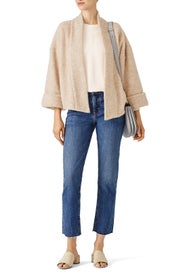 Oatmeal Sweater Jacket by Badgley Mischka