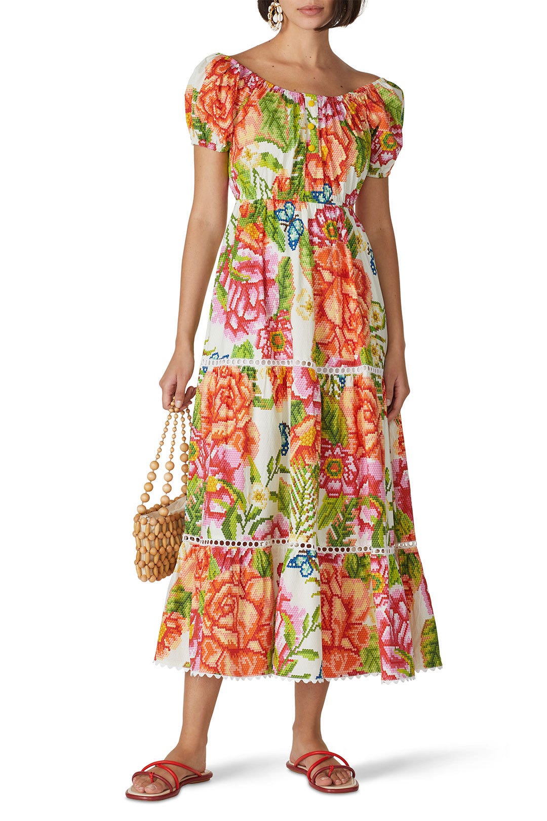 Vintage Floral Maxi by FARM Rio | Rent the Runway