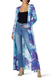 Tie Dye Long Sleeve Cardigan by Louna