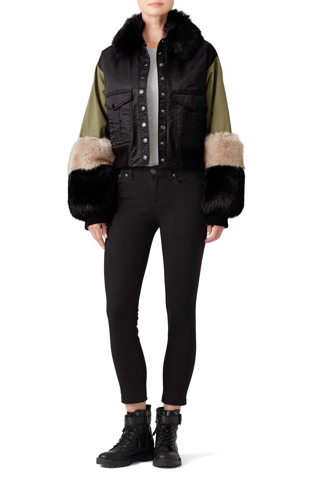Faux Sutton Bomber Jacket by Marissa Webb 0