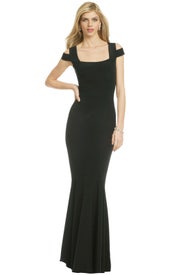 Jet Cutout Gown by Narciso Rodriguez