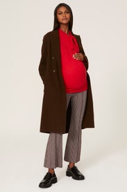 Red Lou Maternity Sweater by NOM Maternity