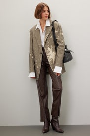Oversized Ragged Blazer by R13