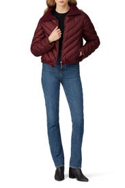 Chevron Puffer Jacket by Samantha Sipos