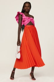 Pink Cleopatra Pleated Dress by AMUR