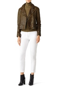 Heely Dyed Leather Jacket by BB Dakota