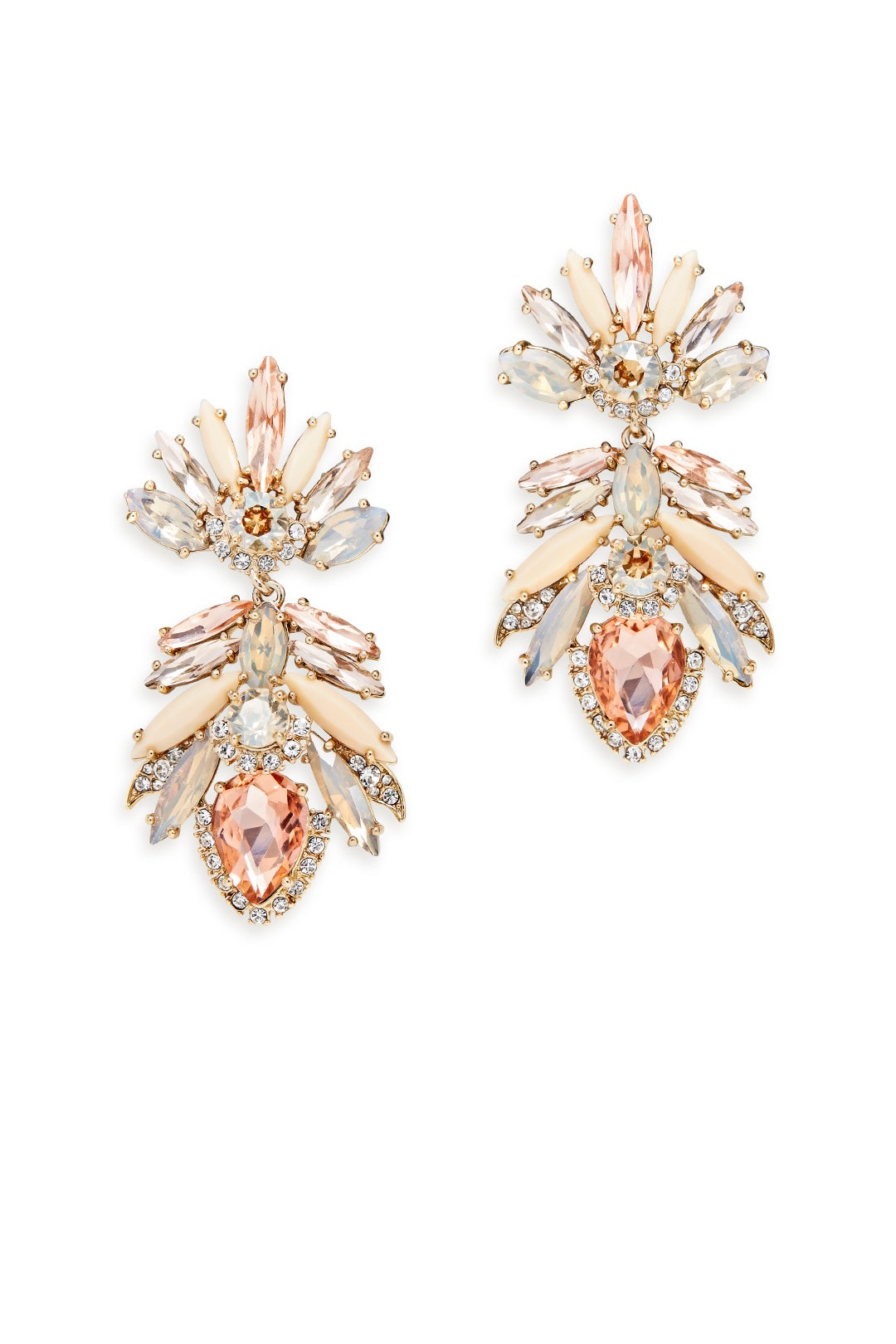 Petunia Stone Drop Earrings by Marchesa Jewelry