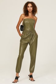 Faux Leather Bustier by Natori