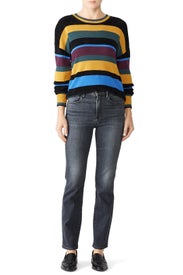 Grey Stevie Straight Jeans by 3x1