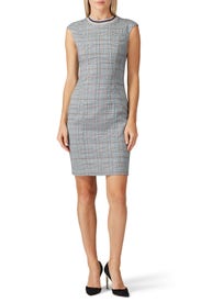 Striped Collar Sheath by Alexia Admor