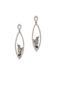 Crystal Encrusted Spike Earrings by Alexis Bittar