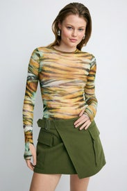 Kaylee Sheer Top by AFRM