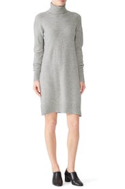 Grey Turtleneck Dress by J.Crew