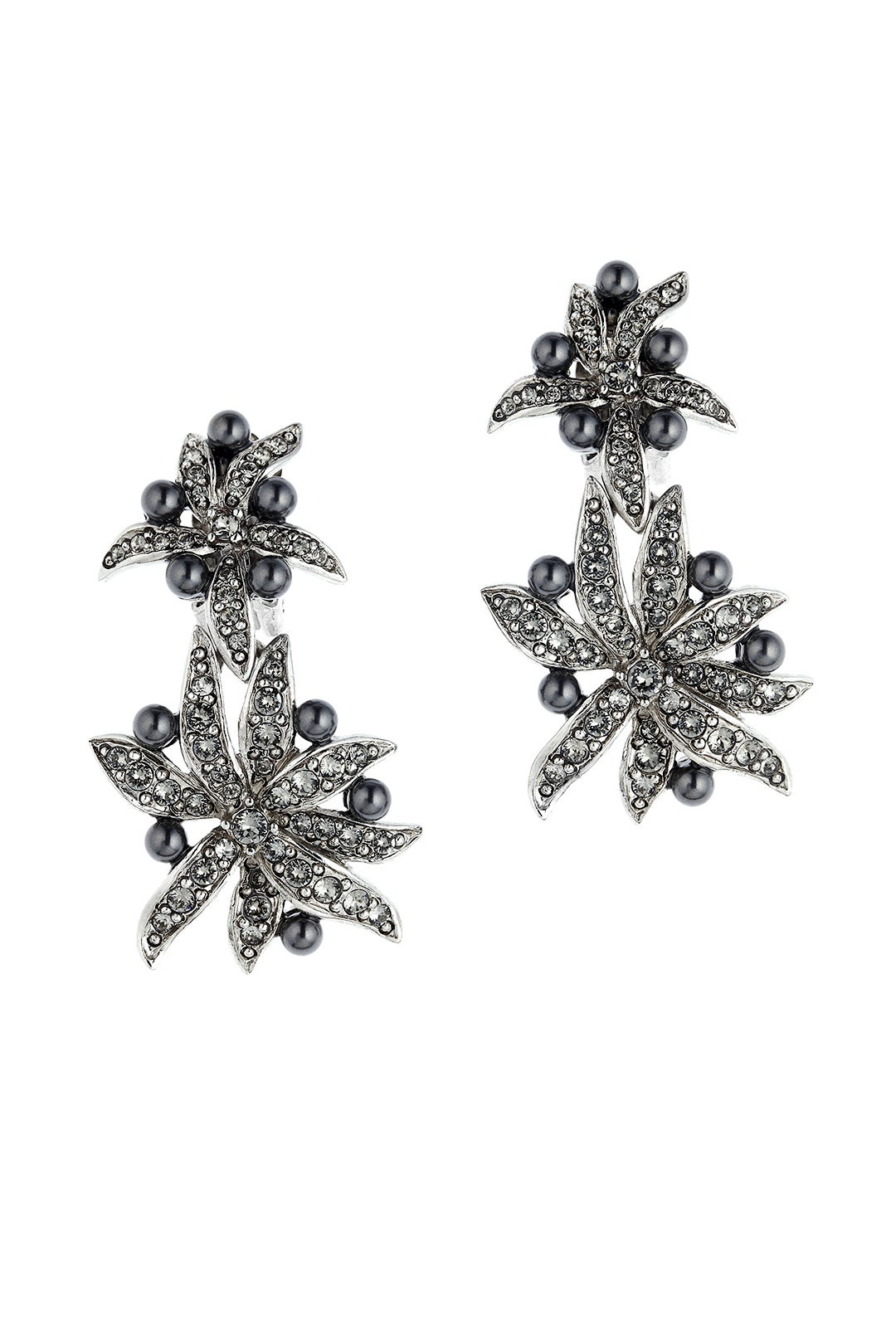 Dark Garden Earring by Oscar de la Renta
