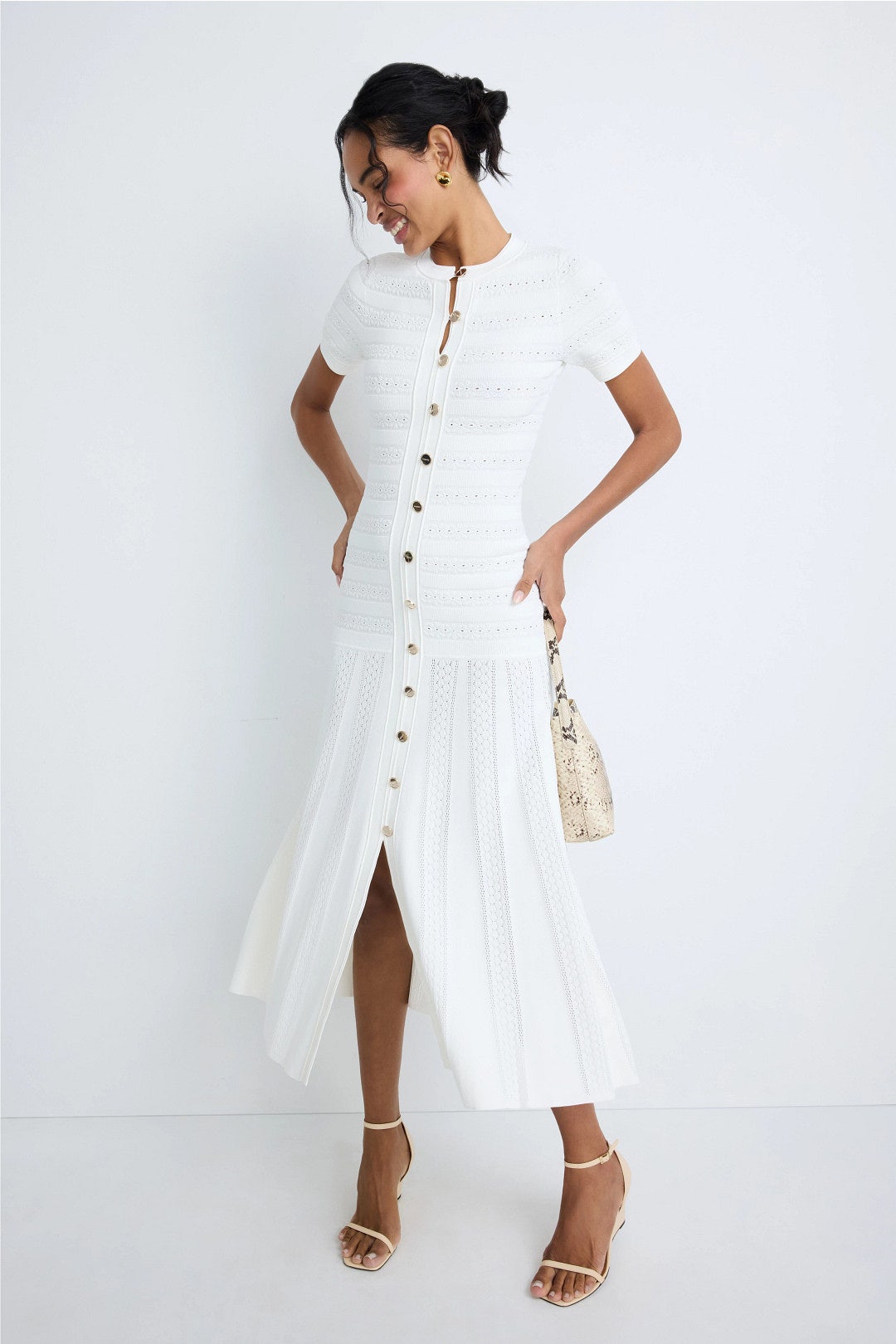 Short Sleeve Midi Dress by Sandro | Rent the Runway Short Sleeve Midi Dress by Sandro | Rent the Runway