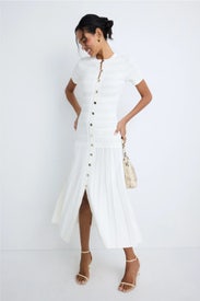 Short Sleeve Midi Dress by Sandro