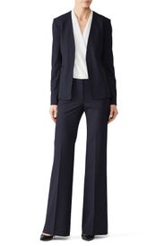 Navy Open Blazer by Theory