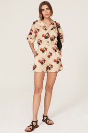 Blurry Floral Romper by Adam Lippes x RTR