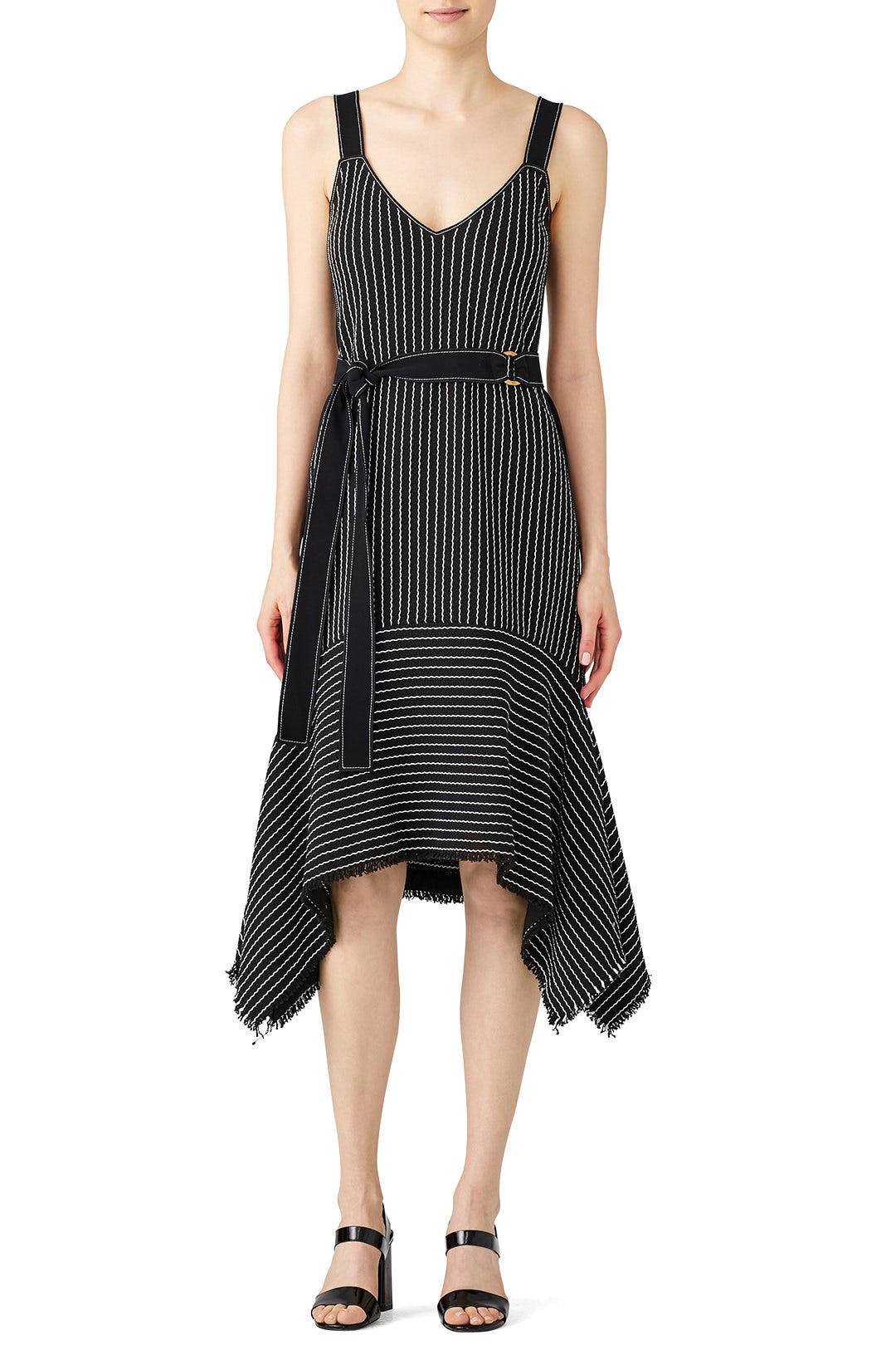Striped Cami Dress by Derek Lam 10 Crosby 0