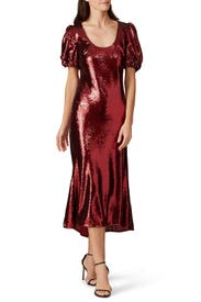 Farewell Sequin Midi Dress by Keepsake