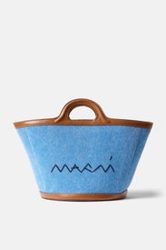 Blue Tropicalia Small Tote by Marni Accessories