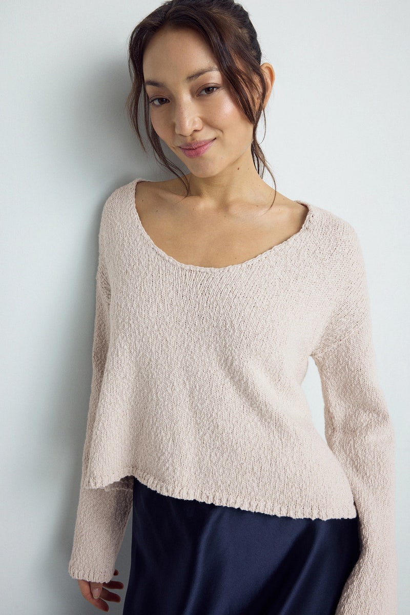 Summer Reversible Boucle Sweater by NAADAM - Photo 0