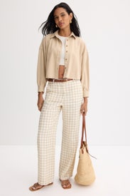 High Waisted Structured Pants by Ted Baker London