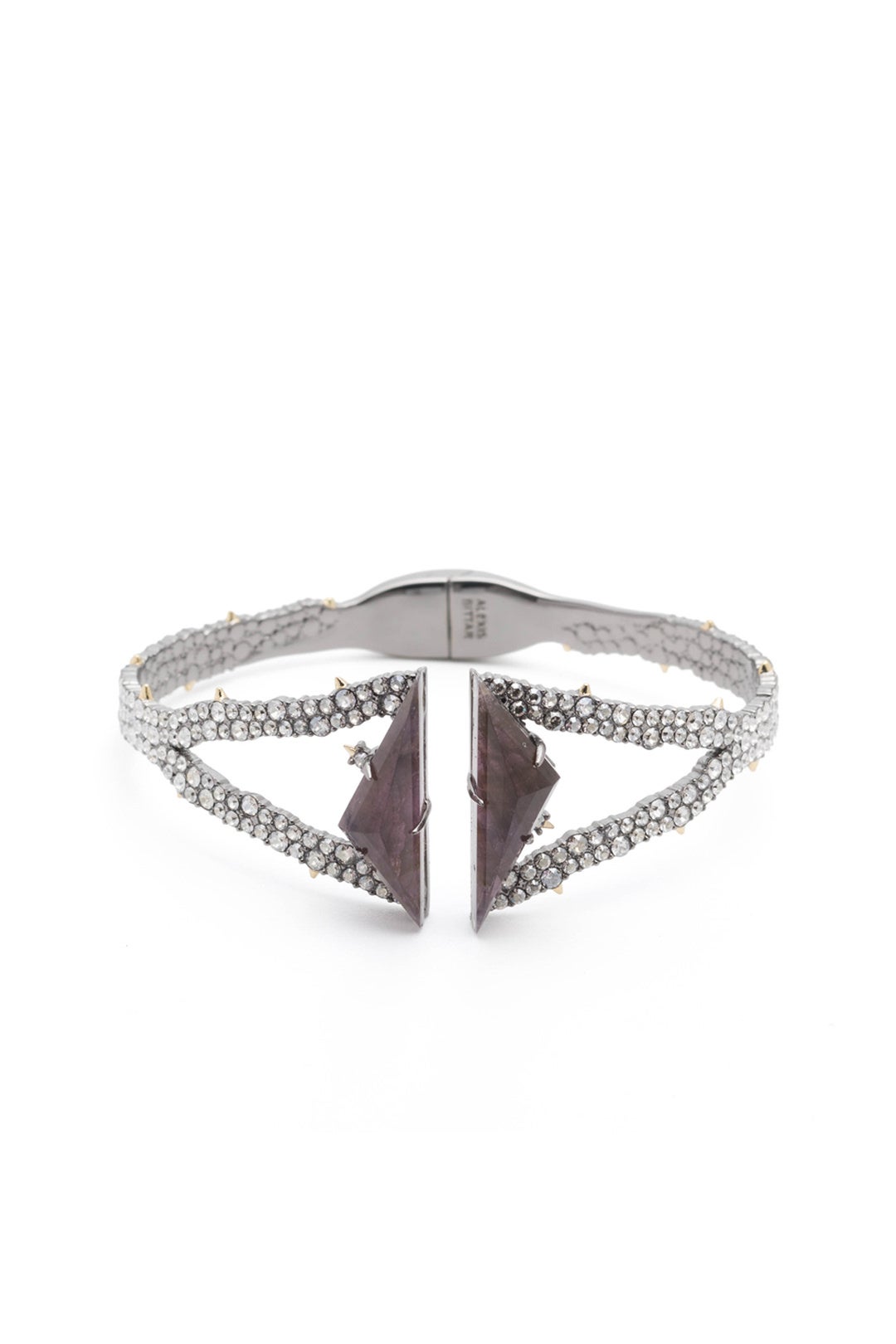 Crystal Double Stone Cuff by Alexis Bittar