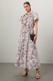 Ruffle Midi Dress by Adam Lippes x RTR