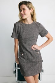 Herringbone Mini Dress by Adam Lippes x RTR