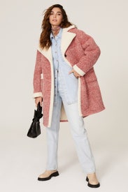 Alida Faux Fur Coat by Essentiel Antwerp