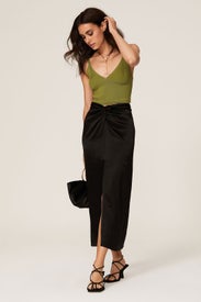 Lana Knit Bustier Tank by SIMKHAI