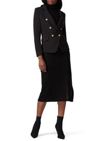 Black Palermo Blazer by Lioness