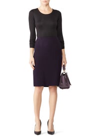 Cassis Knit Pencil Skirt by Nanette Lepore